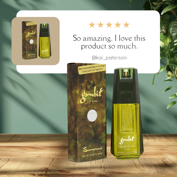 Picture of International UAE product Body perfume party scent Gambit Universal Perfume For men- 100 Ml