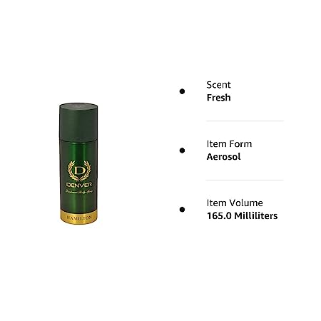 Picture of International Indian Product Denver Hamilton Deodorant body spray 165 Ml