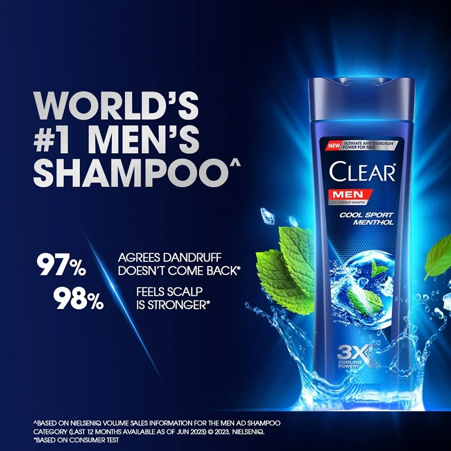 Picture of International Thailand Product Clear Men Anti- dandruff Cool Sport Menthol Shampoo 315 Ml