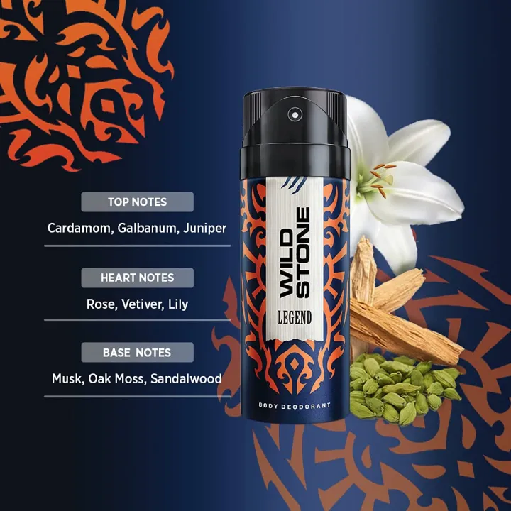 Picture of Indian Product Wild stone Legend Body Deodorant body spray For men 150 Ml
