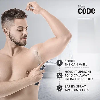 Picture of Indian Product Wild Stone Code Platinum Body Perfume Spray No Gas For men 120Ml