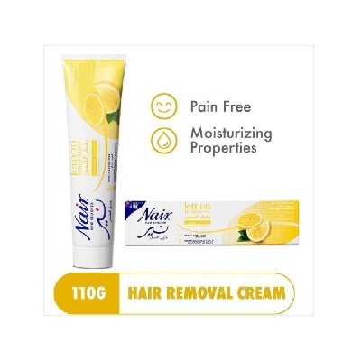 Picture of International Uk product Nair Hair Remover Lemon Fragrance Used For female 110 Ml