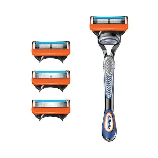Picture of International Product Fusion manual shaving razor blades cartridge 6 pack