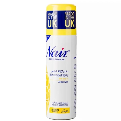 Picture of International UK Product Unwanted Hair Removal Spray Nair Lemon Fragrance Used For Male/female 200 Ml