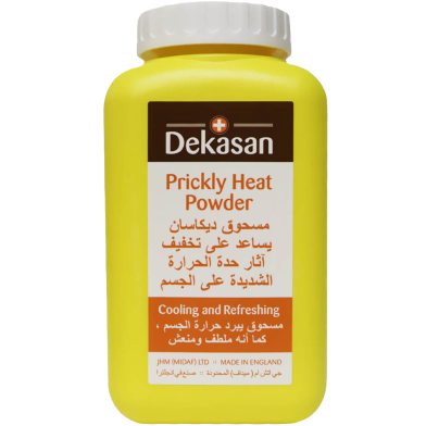 Picture of International England Product Dekasan Pricky heat Powder Used For Male/female 100 Gm