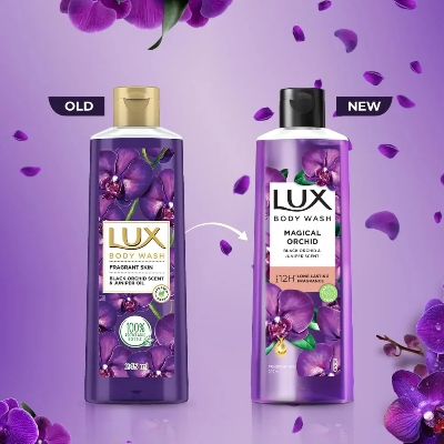 Picture of International Indian Product Lux Body wash Magical orchid Used For male /female 245 Ml