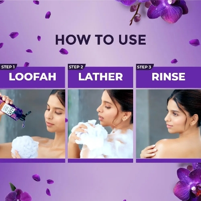 Picture of International Indian Product Lux Body wash Magical orchid Used For male /female 245 Ml