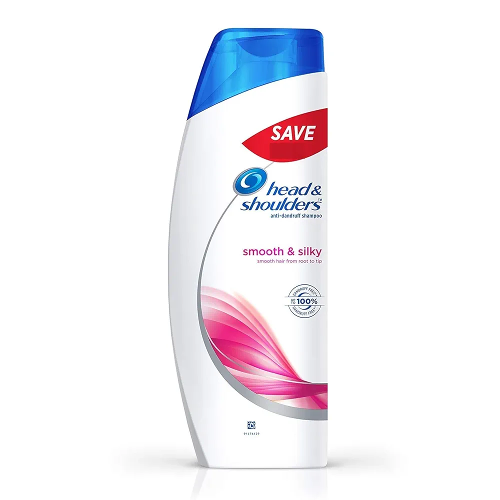 Picture of Indian Product Smooth & Silky Anti-dandruff Shmapoo used For male/female -340 Ml