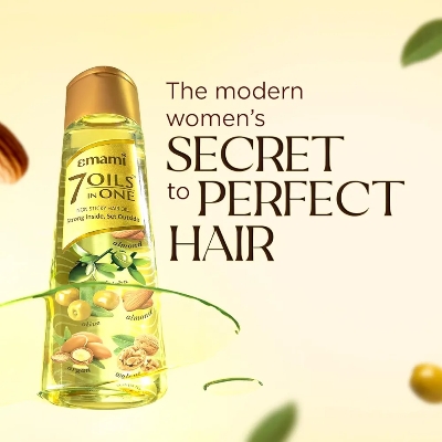 Picture of Indian Product Emami hair oil 7 oils in oneUsed For male /female -300 Ml