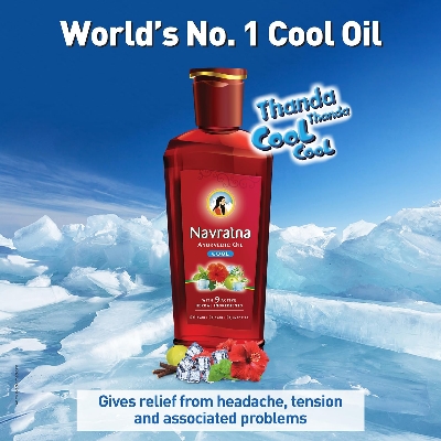 Picture of Indian Product Navratna Ayurvedic Hair Oil Cool -180 Ml