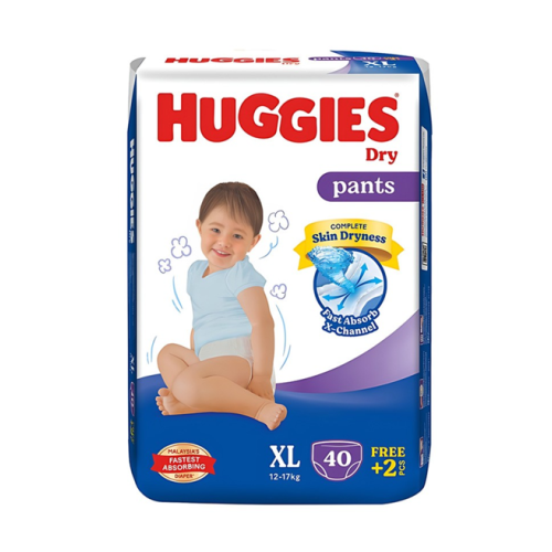 Picture of International Malaysian Product Huggies Diaper Dry Pants XL (12-17kg) XL(40+2) =42pcs