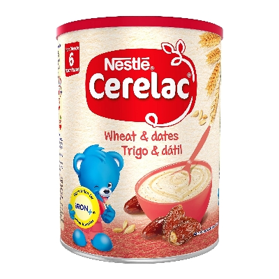 Picture of International Spain product Cerelac( Wheat & Dates)(6 Months +) 400 Gm