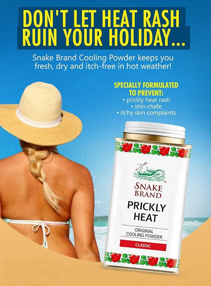 Picture of International Thailand product Prickly Heat Snack Brand Original Cooling powder... 280 Gm