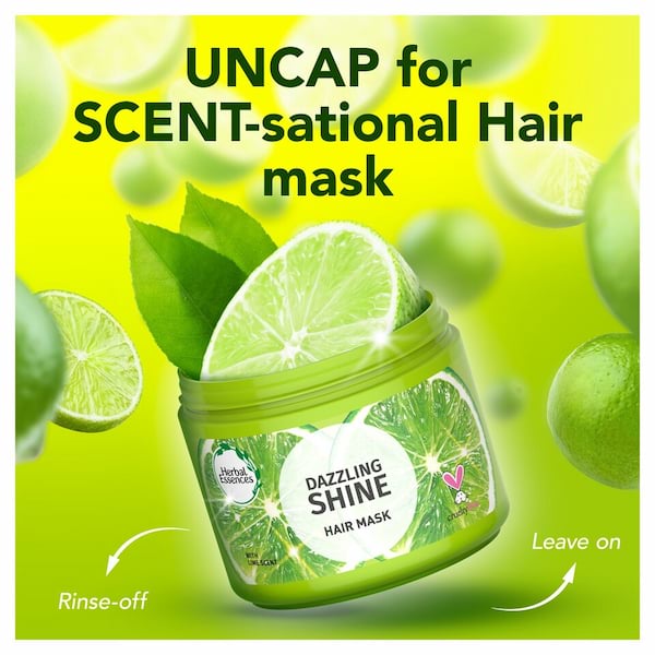 Picture of International France Product Herbal Essences Dazzling Shine Hair Mask For Hair Treatment Used For male /Female...300 Ml