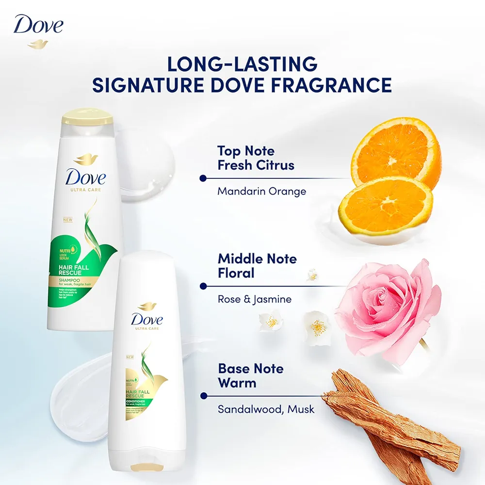 Picture of International Thailand Product Dove Ultra Care Hair Fall Rescue Shampoo Used For male /Female-330Ml