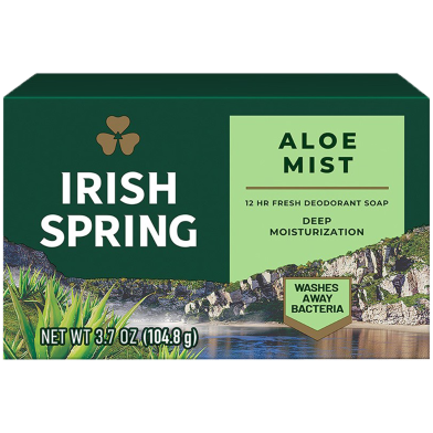 Picture of International Mexican Product Irish Spring Aloe Mist 12hours Deep Moiturization Soap -(104.8gm)