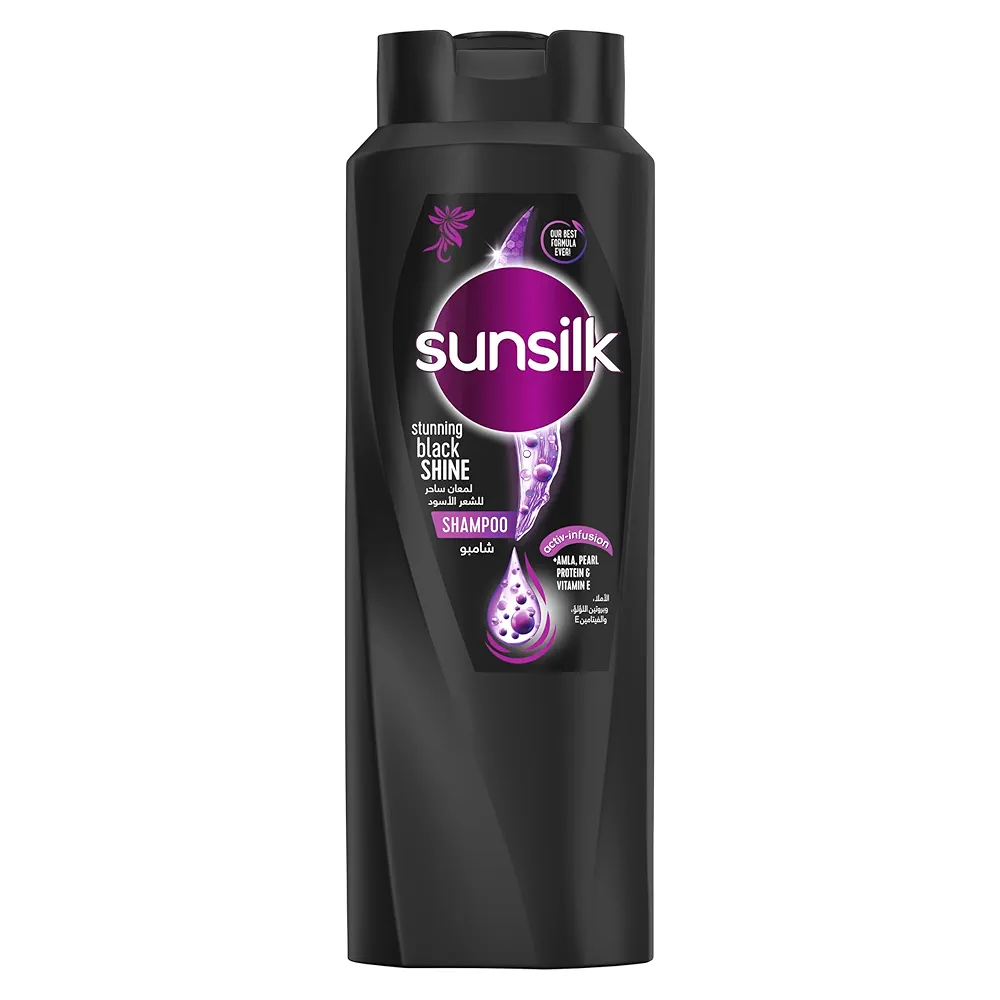 Picture of International UAE Product Sunsilk Stunning Black Shine Shampoo Used For Male /Female-700Ml