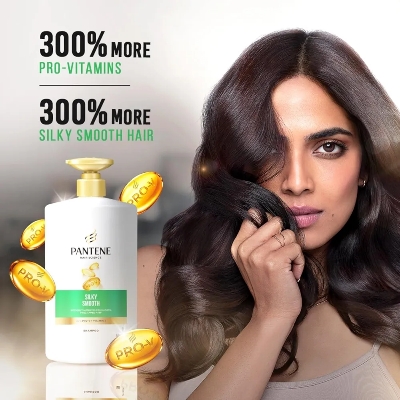 Picture of Indian Product Hair Care Hair Science Silky Smooth With Pro-V+Vitamin E Shampoo Used For /Male/Female-1L