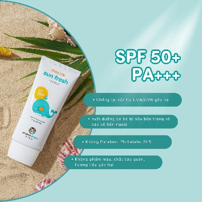 Picture of International Korean Product Joona Baby Sun Fresh( Suncream SPF50+ PA+++) Used For Baby-50Ml
