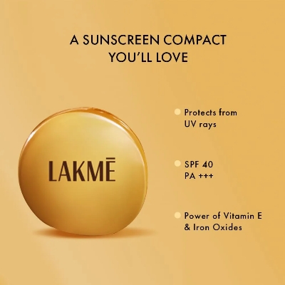 Picture of Indian Product Lakme 9 To 5 Sun Expert Ultra Matte Compect Powder Non Greasy Non Sticky, Even-Tone Complexion For All Skin Types( SPF 40 PA+++)-7Gm