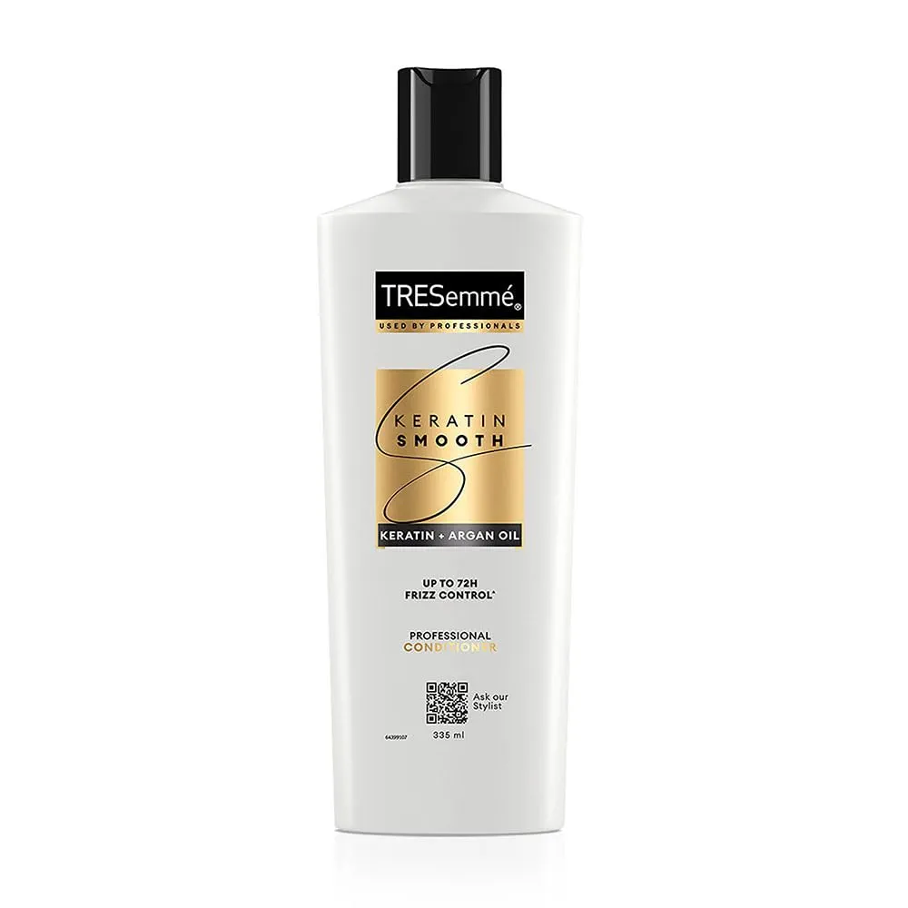 Picture of Indian Product Tresemme Keratin Smooth With Keratin + Argan Oil Up to 72h Frizzy Control Professional Conditioner Used For Male/Female-335Ml