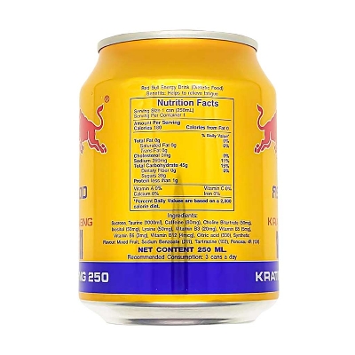 Picture of International Thailand Product Redbull Energy Drink (Thailand) -250Ml
