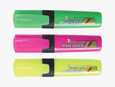 Picture of Good Luck Highlighter  Assorted