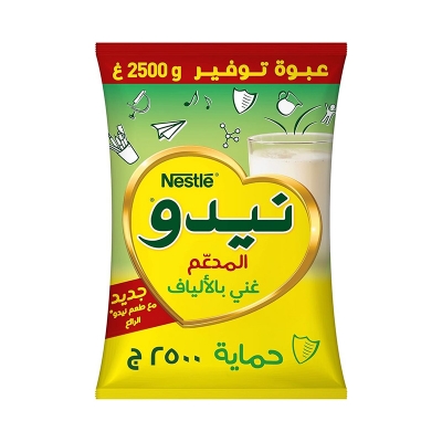 Picture of Nido Fortified Rich in Fiber Full Cream Milk Powder (Pack) 2500gm Picture of Nido Fortified Rich in Fiber Full Cream Milk Powder (Pack) 2500gm