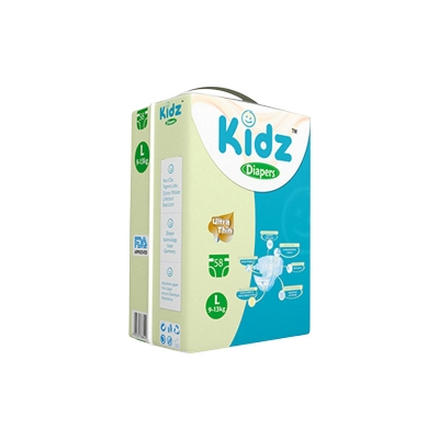 Picture of Kidz Diapers (Belt System) Size - L (9-13kg) 58pcs