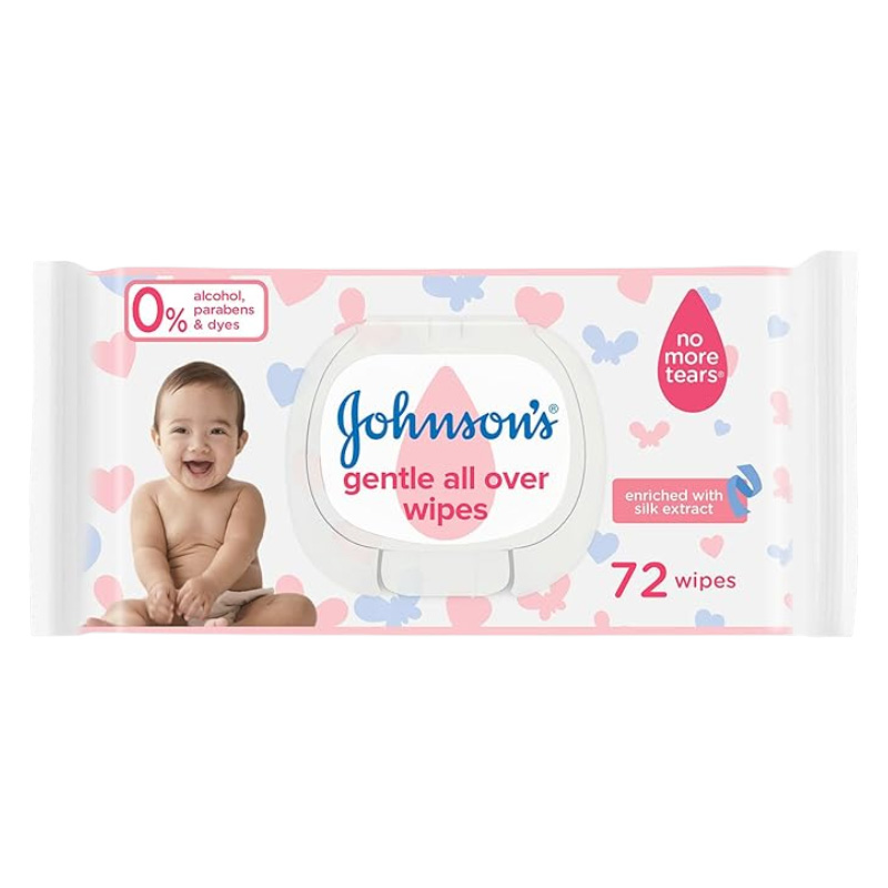 Picture of Johnson's Gentle All Over Baby Wipes (72pcs) Picture of Johnson's Gentle All Over Baby Wipes (72pcs)