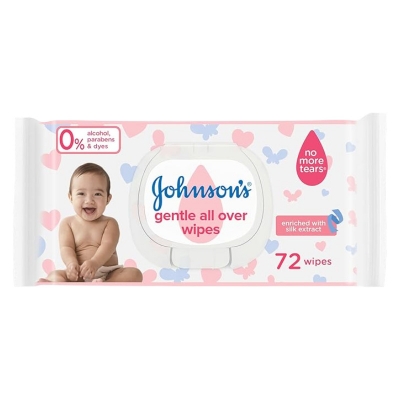 Picture of Johnson's Gentle All Over Baby Wipes (72pcs) Picture of Johnson's Gentle All Over Baby Wipes (72pcs)