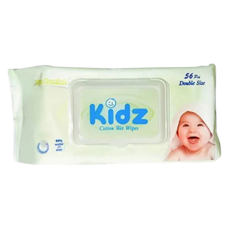 Picture of Kidz Ultra Comfort Cotton Wet Wipes (56pcs) Picture of Kidz Ultra Comfort Cotton Wet Wipes (56pcs)