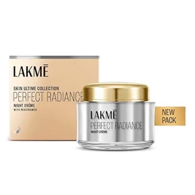 Picture of Indian product Lakme Perfect radiance Skin Ultimate Collection With Niacinamide Night cream 50 Gm
