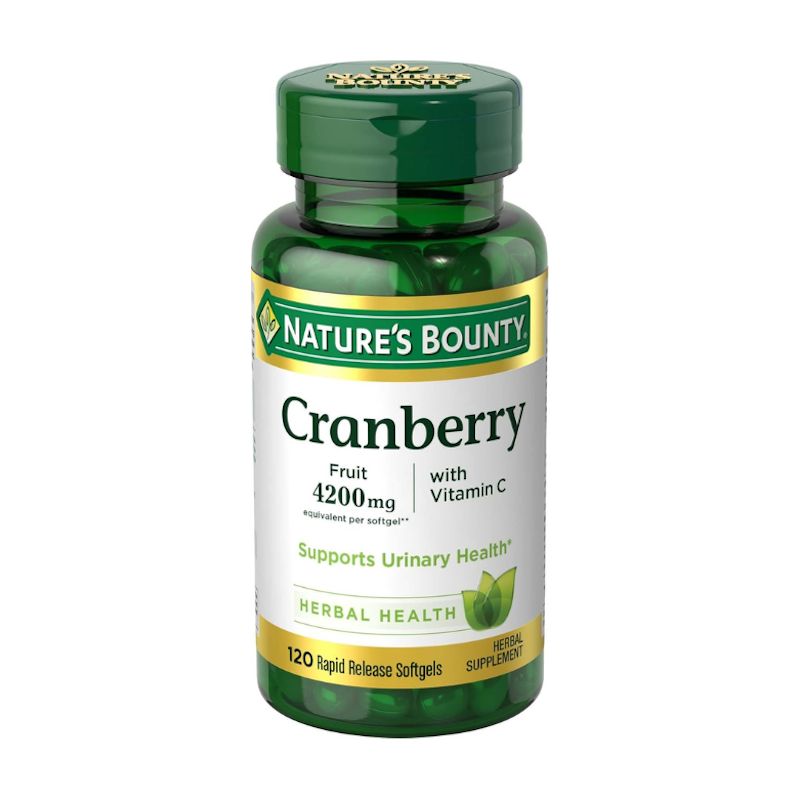 Picture of Bounty Cranberry Herbal Health Supplement 4200mg with Vitamin C – 120 Softgels Picture of Bounty Cranberry Herbal Health Supplement 4200mg with Vitamin C – 120 Softgels
