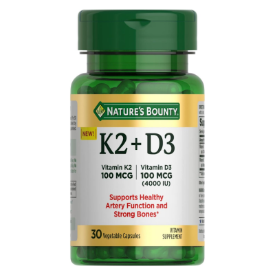 Picture of Bounty K2 + D3 – 30 Cap Picture of Bounty K2 + D3 – 30 Cap