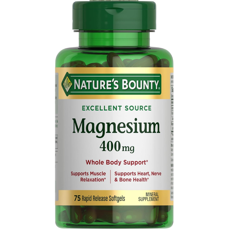 Picture of Bounty Magnesium Rapid Release 400 mg – 75 Picture of Bounty Magnesium Rapid Release 400 mg – 75