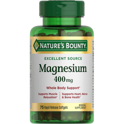 Picture of Bounty Magnesium Rapid Release 400 mg – 75 Picture of Bounty Magnesium Rapid Release 400 mg – 75