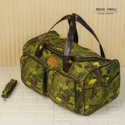 Picture of Monsoon Hibiscus Veronica Premium Travel Bag Picture of Monsoon Hibiscus Veronica Premium Travel Bag