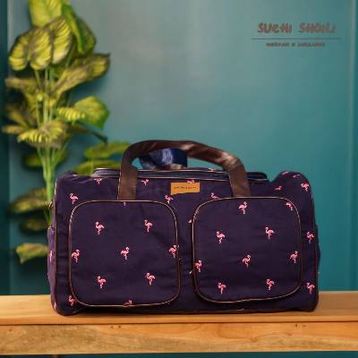 Picture of Midnight Flamingo Veronica Premium Travel Bag Picture of Midnight Flamingo Veronica Premium Travel Bag