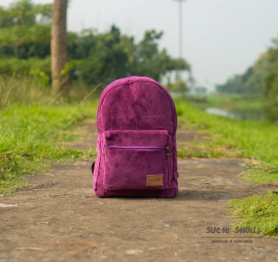 Picture of Dark Berry Corduroy Fabric Urbanmate Backpack Picture of Dark Berry Corduroy Fabric Urbanmate Backpack