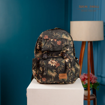 Picture of Tropical Bige Flower Maria Backpack Picture of Tropical Bige Flower Maria Backpack