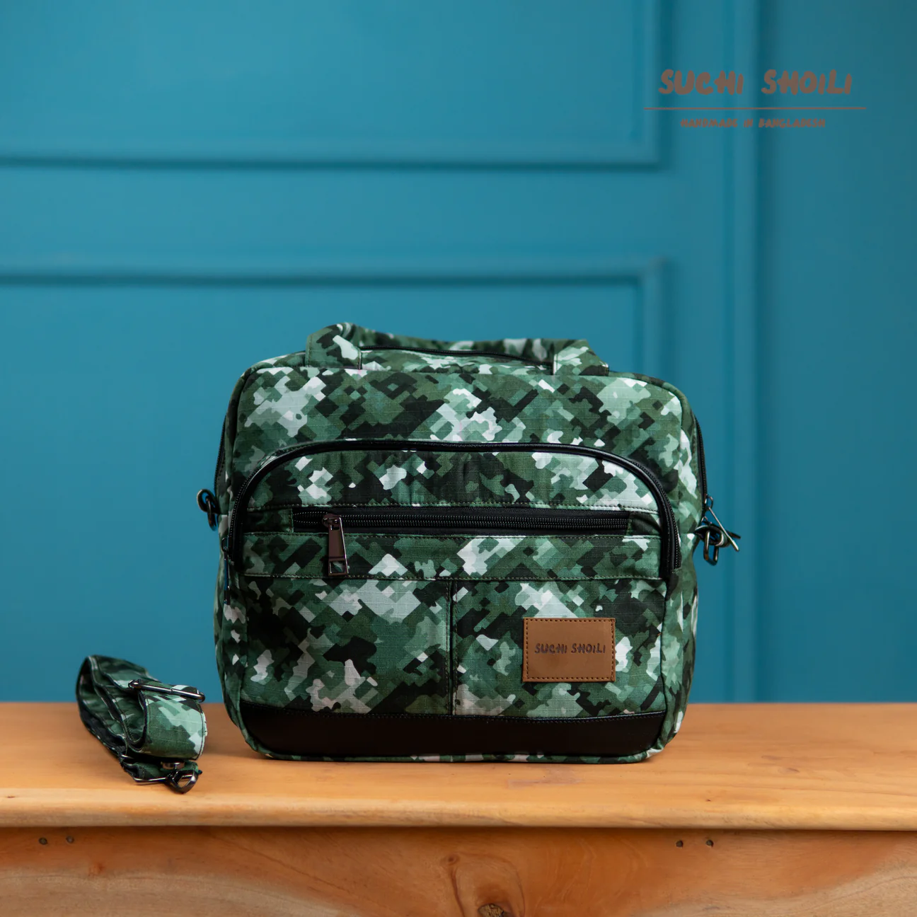 Picture of Camo Green Pattern Eva Tote Bag Picture of Camo Green Pattern Eva Tote Bag