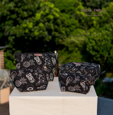 Picture of Black Island Groove Makeup Combo Pouch Picture of Black Island Groove Makeup Combo Pouch