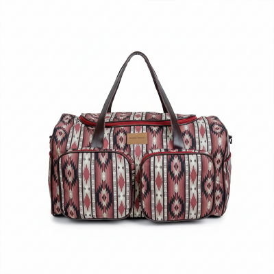Picture of Red Texture Veronica Premium Travel Bag Picture of Red Texture Veronica Premium Travel Bag