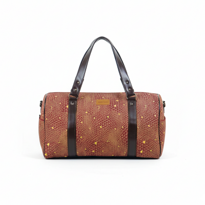 Picture of Red Geo Square Duffel Bag Picture of Red Geo Square Duffel Bag