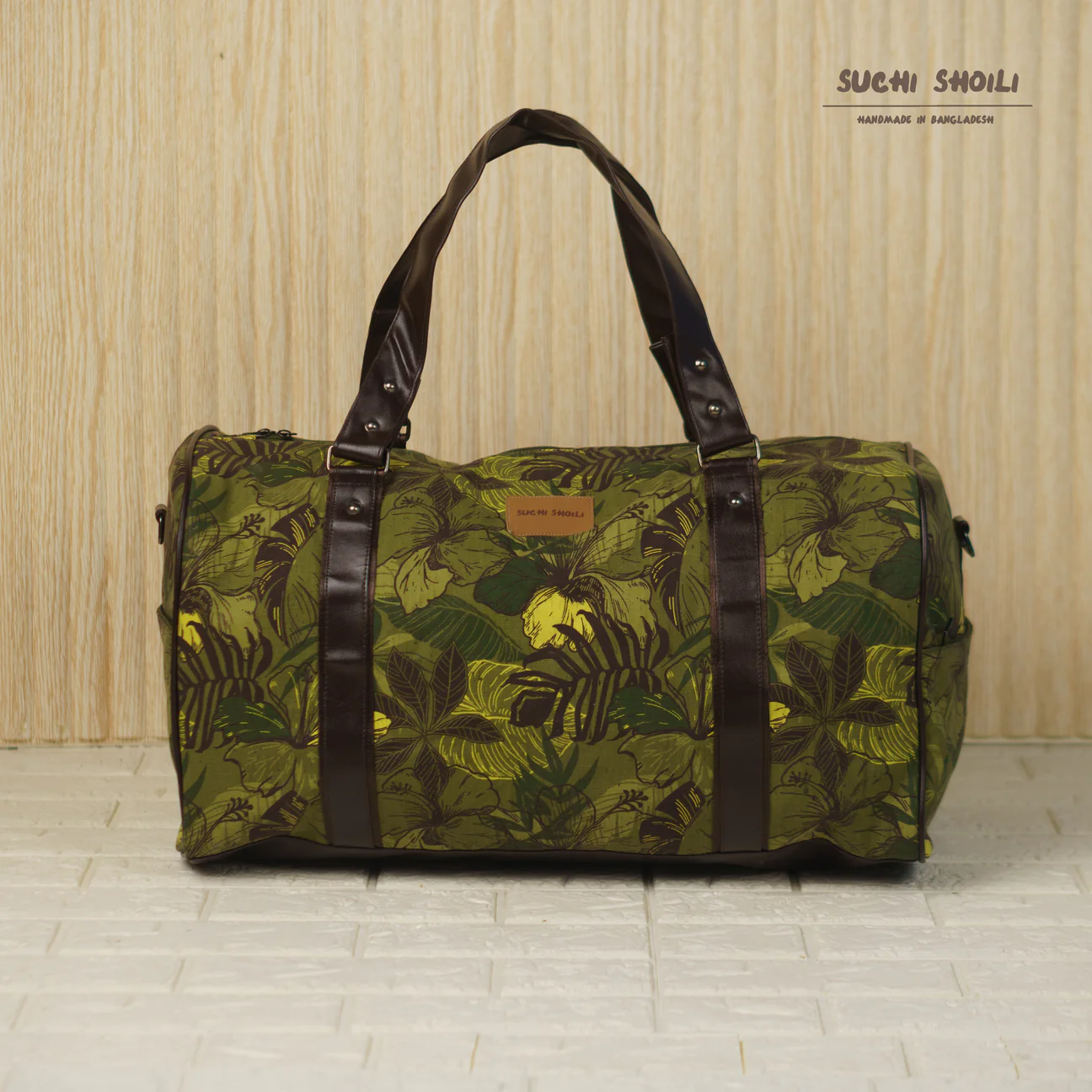 Picture of Monsoon Hibiscus Square Duffel Bag Picture of Monsoon Hibiscus Square Duffel Bag