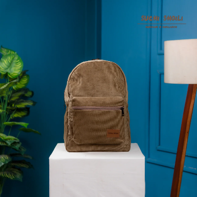 Picture of Ash Send Corduroy Fabric Urbanmate Backpack Picture of Ash Send Corduroy Fabric Urbanmate Backpack