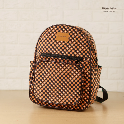 Picture of Vintage Flower Corduroy Fabric Aboni Backpack Picture of Vintage Flower Corduroy Fabric Aboni Backpack