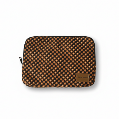 Picture of Vintage Flower  Corduroy Fabric Laptop Sleeve Picture of Vintage Flower  Corduroy Fabric Laptop Sleeve
