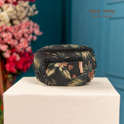 Picture of Tropical Bige Flower Suzana Fanny Pack Picture of Tropical Bige Flower Suzana Fanny Pack